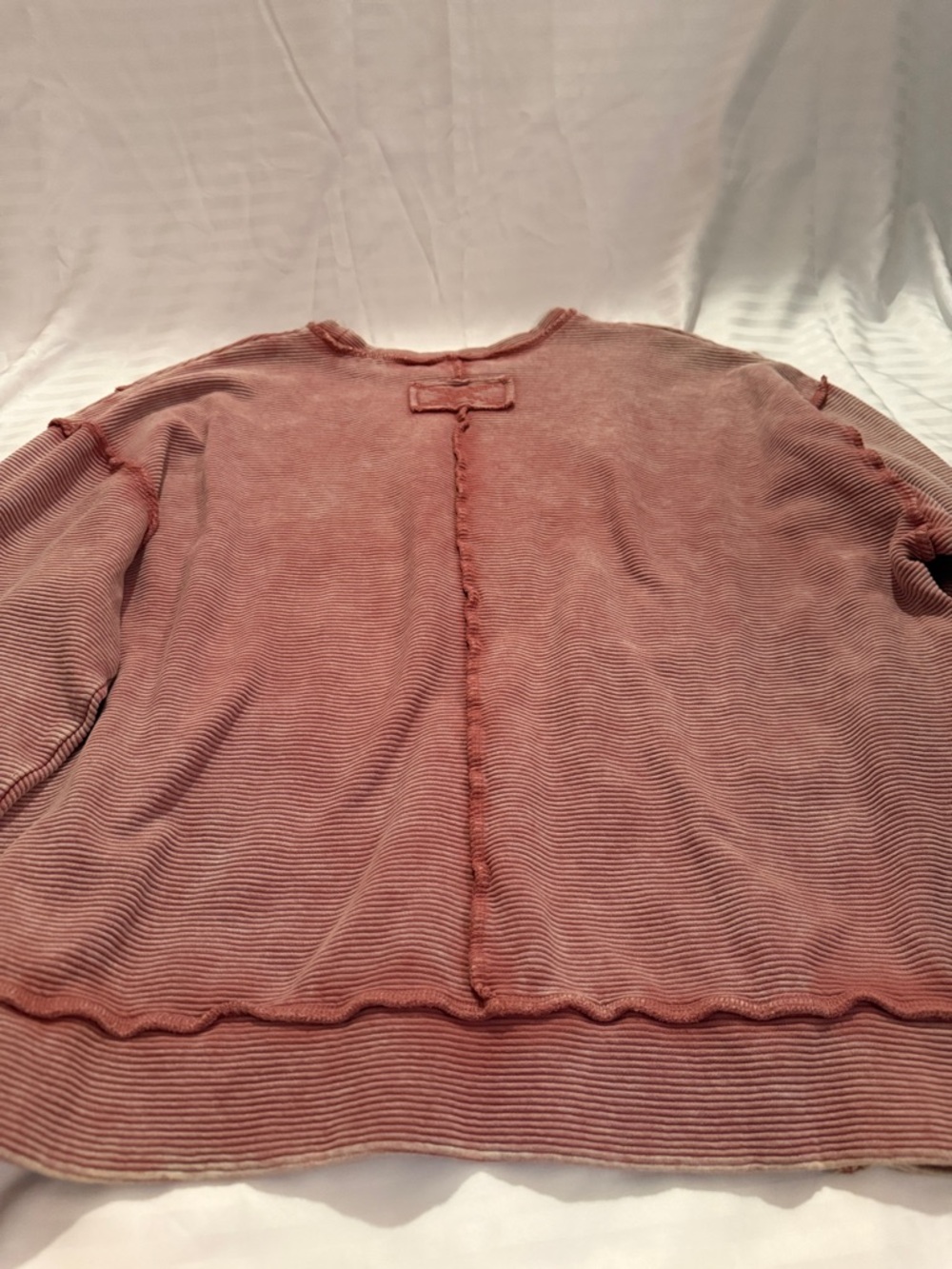 Zenana Outfitters Dusty Rose Ribbed Top - Picture 8 of 10